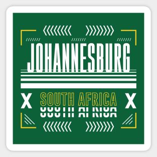 Retro Johannesburg South Africa Vintage South African Sticker